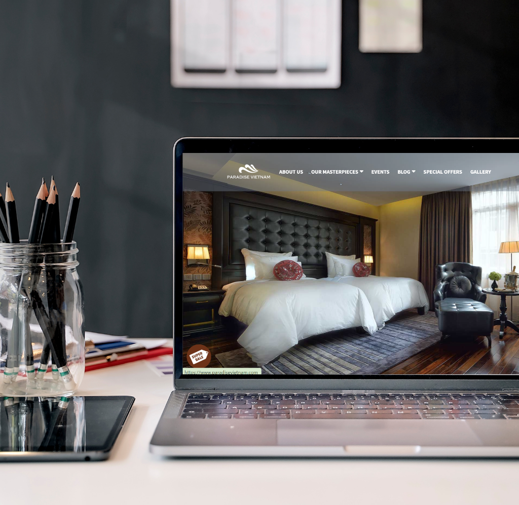 Thiết kế website Paradise VietNam