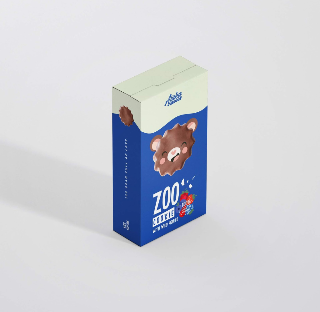 Thiết kế bao bì bánh Ajaka ZOO