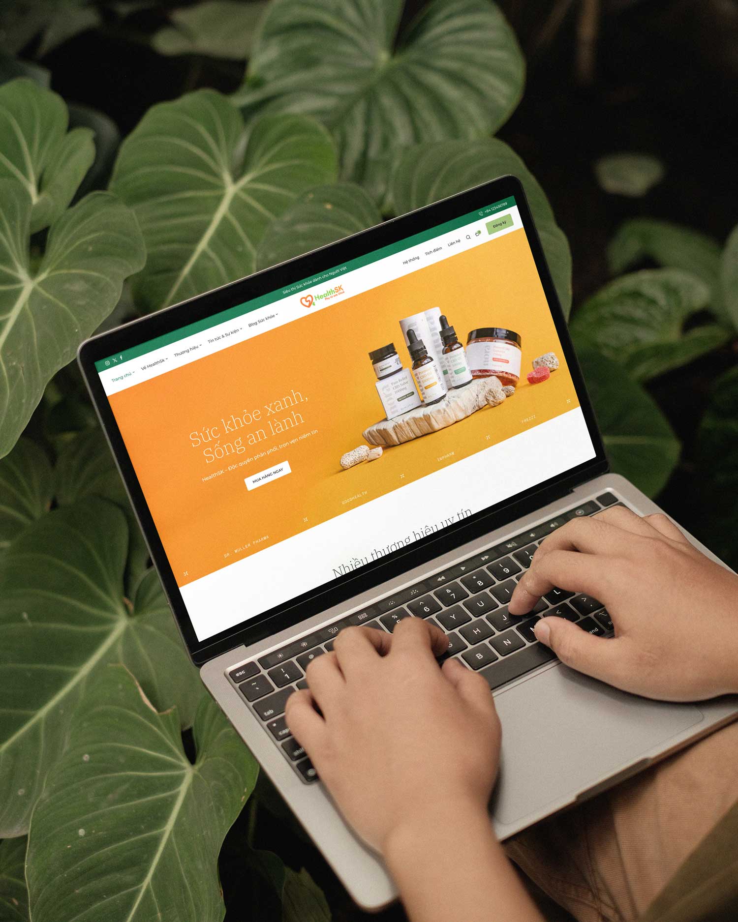Thiết kế website HealthSK