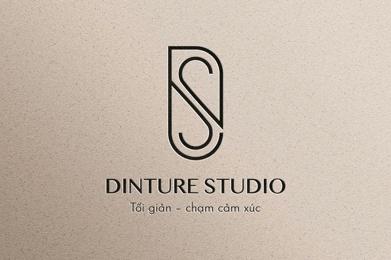 Thiết kế logo tối giản – DINTURE Studio